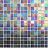 Iridescent Glass Mosaic Tile - Emmy Award Amber - Kaleidoscope ColorGlitz