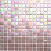 Iridescent Glass Mosaic Tile - Premier Pink - Kaleidoscope ColorGlitz
