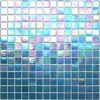 Iridescent Glass Mosaic Tile - Academy Award Aqua - Kaleidoscope ColorGlitz