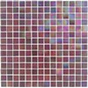 Iridescent Glass Mosaic Tile - Runway Red - Kaleidoscope ColorGlitz