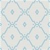 Aqua on White Modage Hexagon tile pattern