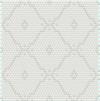Creme on White Modage Hexagon tile pattern